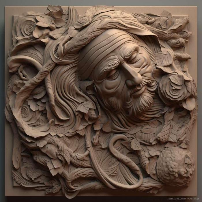 نموذج ثلاثي الأبعاد لآلة CNC 3D Art 